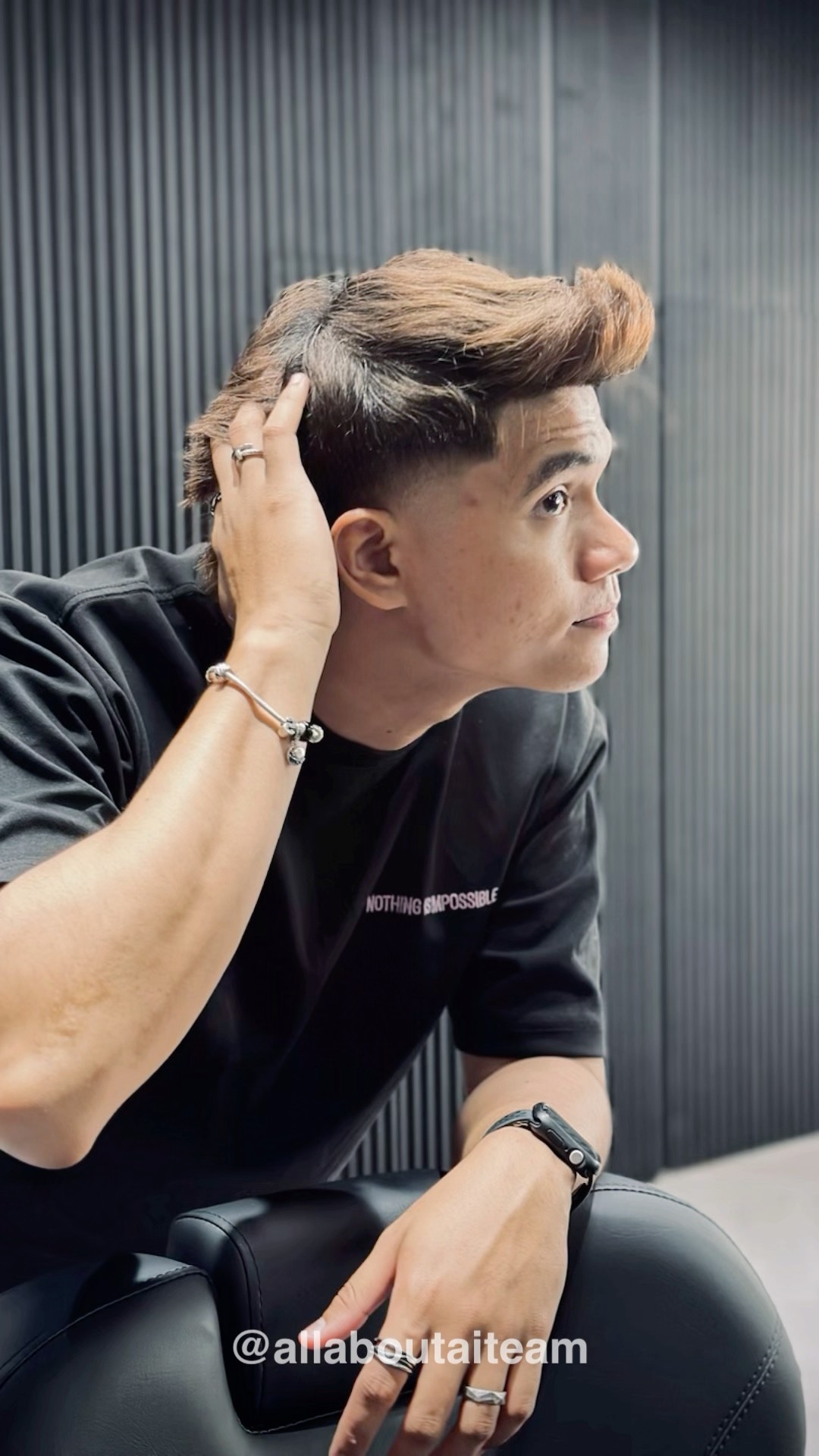 On Gila La Hairstyle Baru Syahmie Ni!! ? #aisyahmie #aiteam